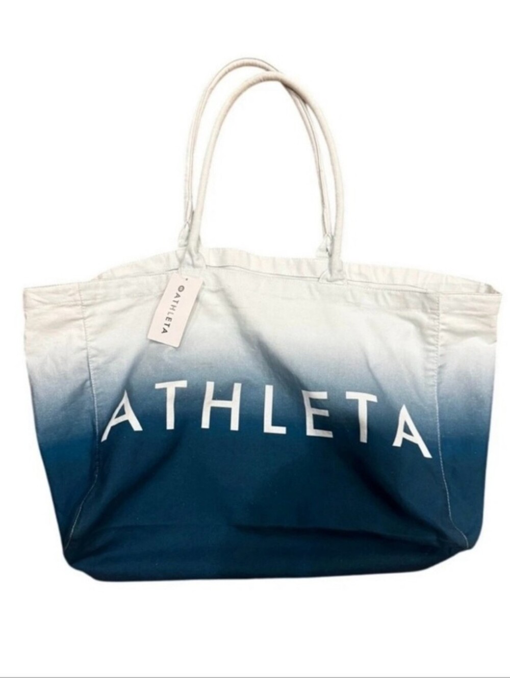 Athleta Ombré Canvas Tote Bag